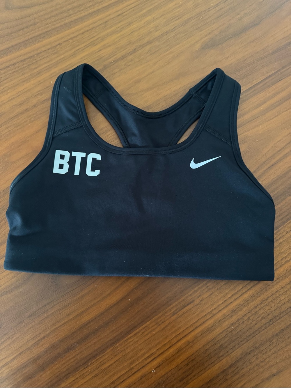 NWOT Nike Bowerman Track Club Black Sports Bra